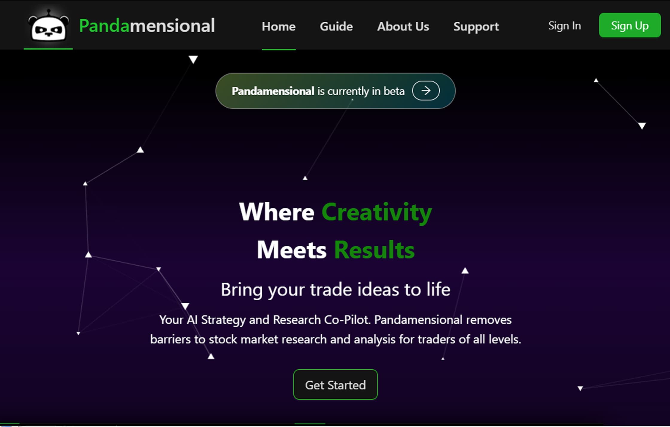 Pandamensional website